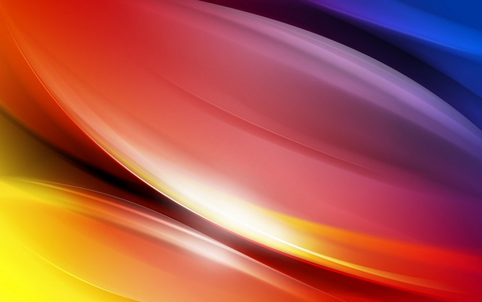 Vibrant Abstract Waves of Light and Color