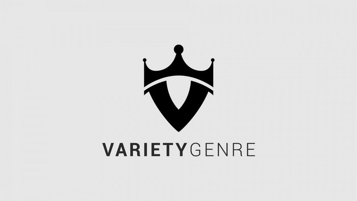 Variety Genre logo with shield and crown