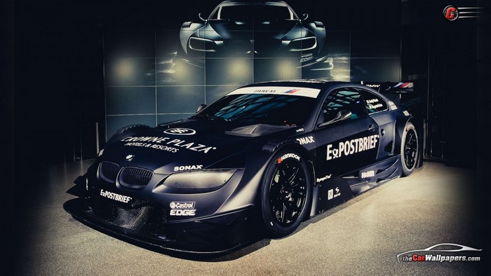 Black BMW M3 E92 Race Car with Crowne Plaza Sponsorship