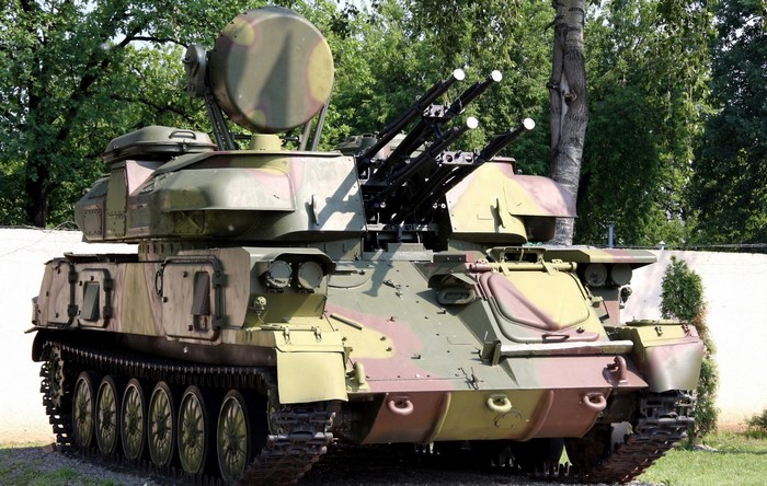 ZSU-23-4 Shilka self-propelled anti-aircraft weapon system
