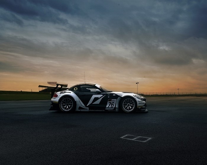 Need for Speed BMW race car on track