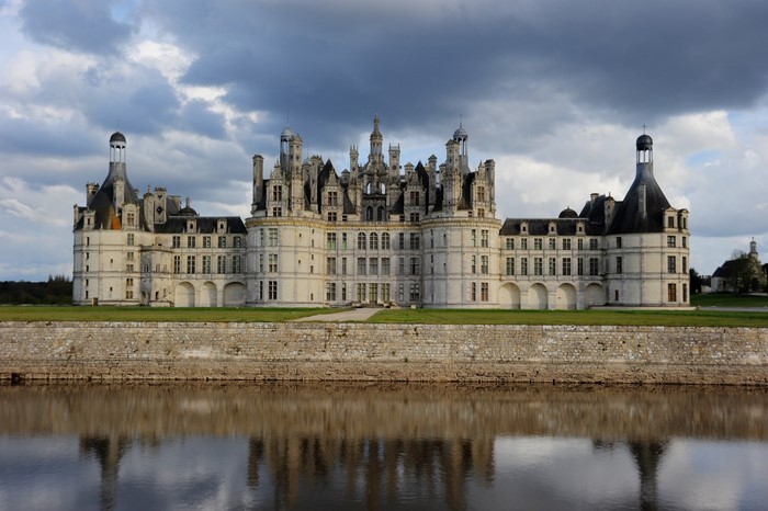 Chateau de Chambord Reflection on Loire Water