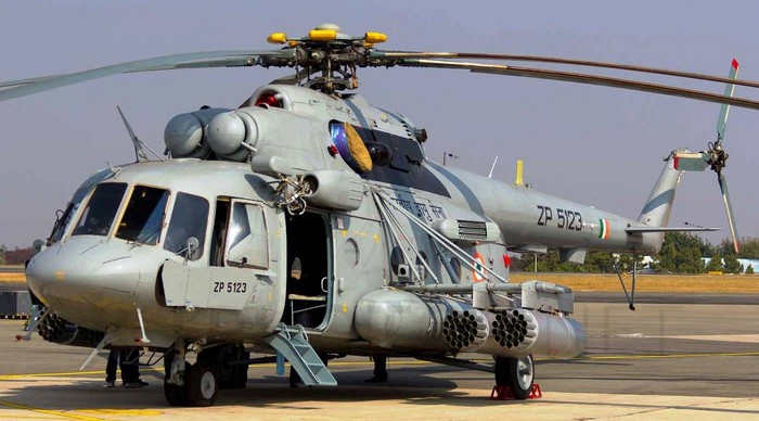 Indian Air Force Mil Mi-17 helicopter ZP 5123