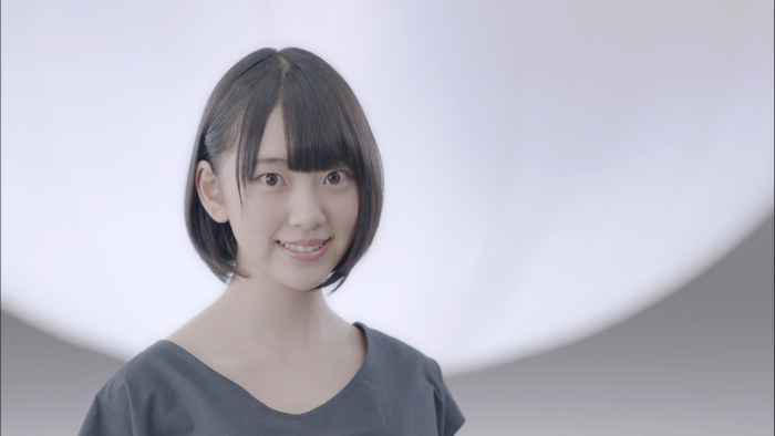 Girl with black bob hairstyle, Nogizaka46