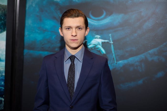 Tom Holland in a suit