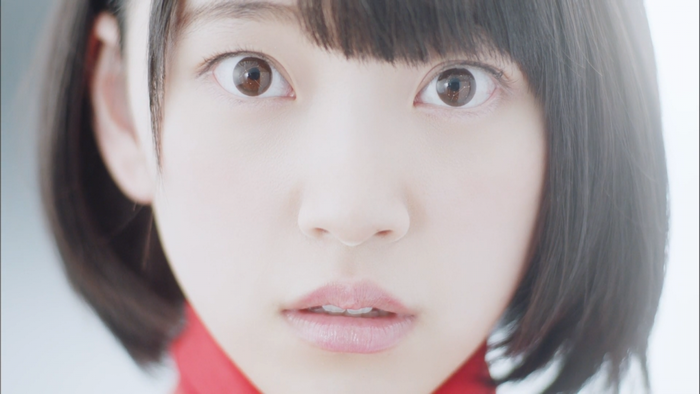 Close up of a young girl's face