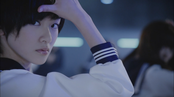 Girl from Nogizaka46 in a school uniform