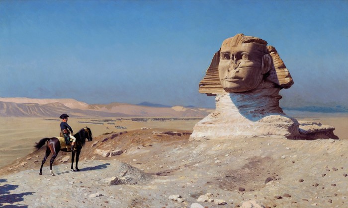 Napoleon Bonaparte at the Sphinx of Giza by Jean-Léon Gérôme