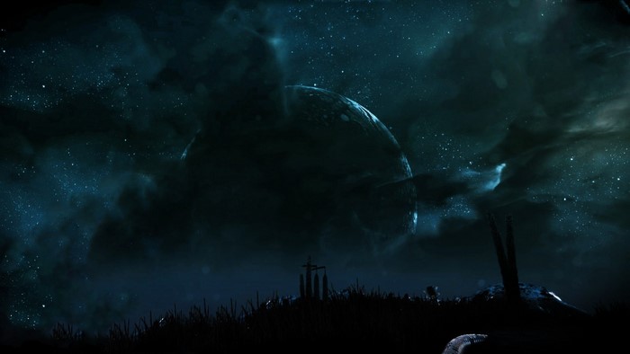 The Solus Project: Planet in a Starry Night Sky