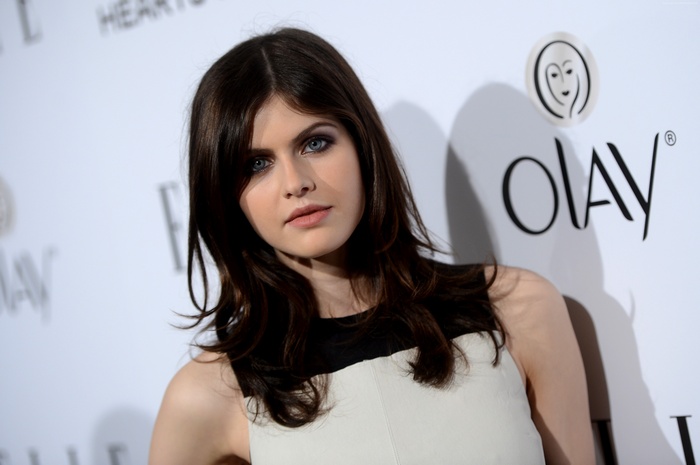 Alexandra Daddario at Olay Event