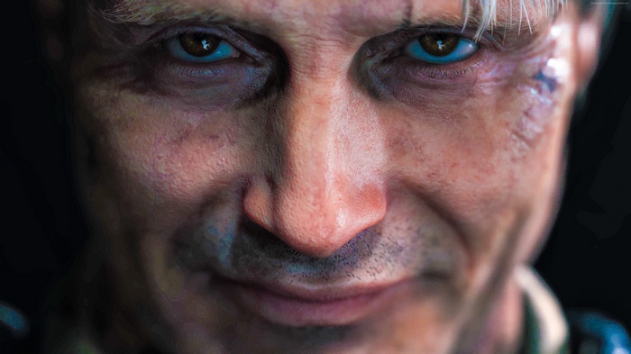 Mads Mikkelsen in Death Stranding 4K