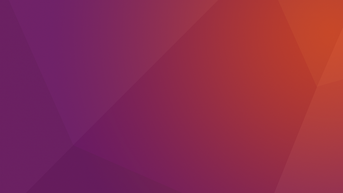 Ubuntu operating system abstract geometric background