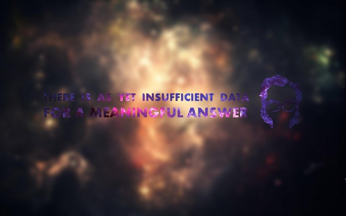 Isaac Asimov quote about insufficient data