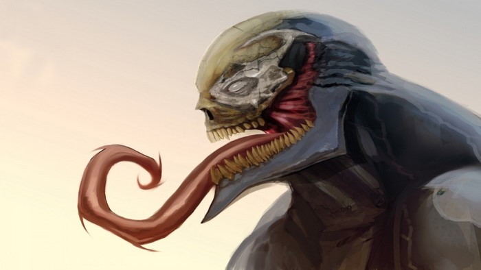 Venom from Marvel Comics illustration