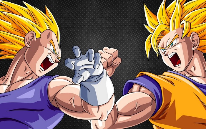 Goku and Vegeta from Dragon Ball Z