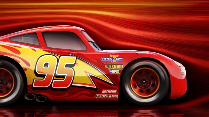 Lightning McQueen from Cars 3 4K