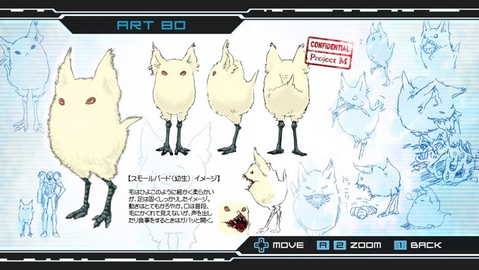 Concept Art of Small Bird (Young) from Project M