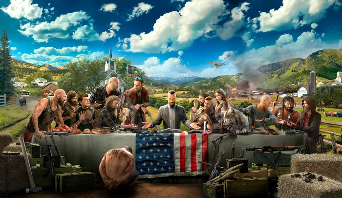 Far Cry 5 The Last Supper poster 4K