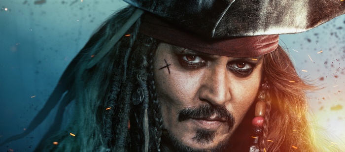 Captain Jack Sparrow from Pirates of the Caribbean: Dead Men Tell No Tales