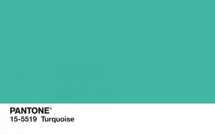 Pantone 15-5519 Turquoise Color Swatch