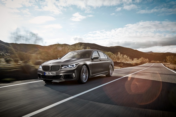 BMW M760Li xDrive on a road