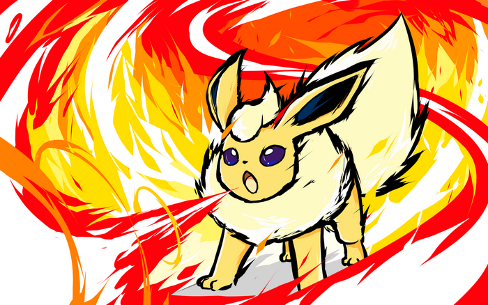 Shiny Flareon from Pokemon