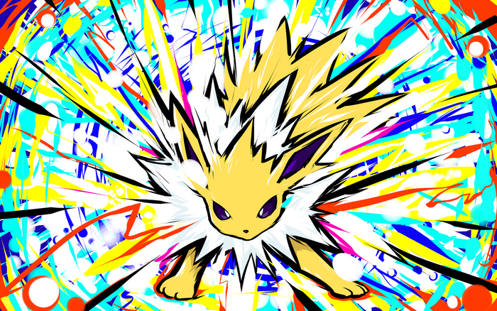 Jolteon from Pokemon illustration