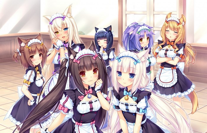 Neko Para: Vanilla, Chocolate, Coconut, Maple, Cinnamon, Azuki, and Shigure