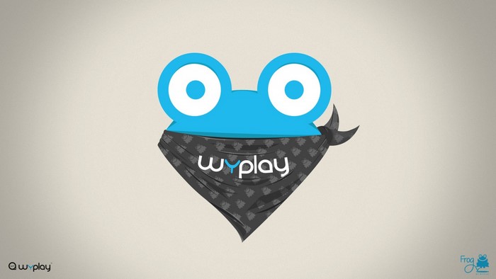 Wyplay logo with frog character wearing bandana