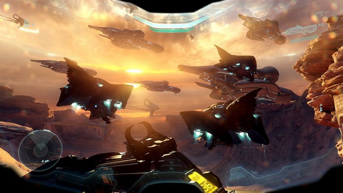 Spaceships in Halo 5 Guardians
