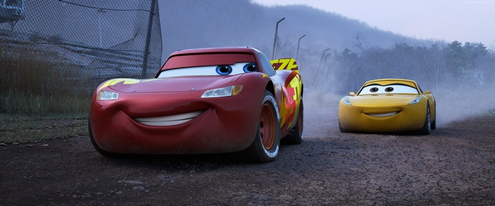 Lightning McQueen and Cruz Ramirez from Cars 3