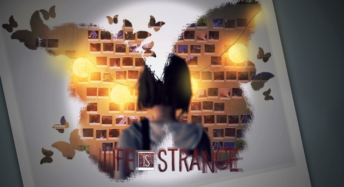 Max Caulfield from Life Is Strange with photos and butterflies