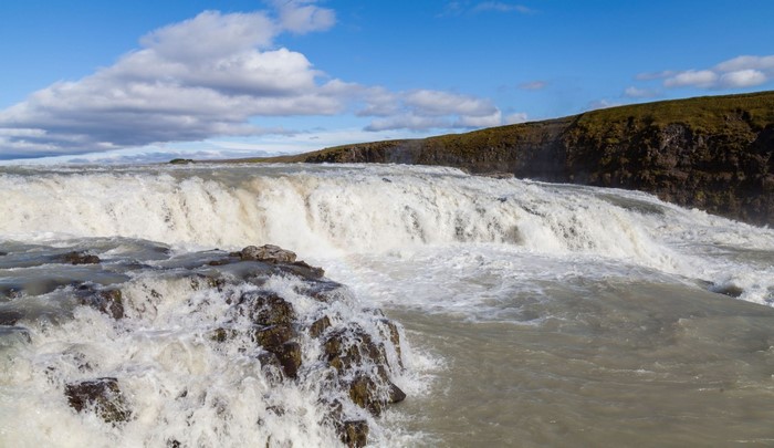 Gullfoss Waterfall in Iceland