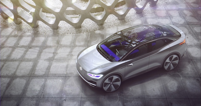 Volkswagen I.D. Crozz concept electric car
