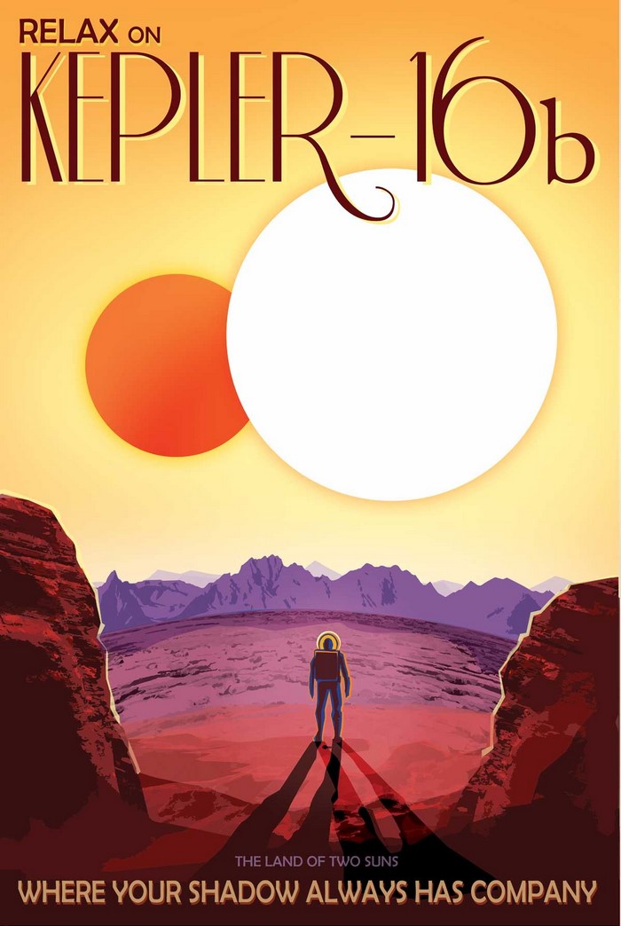 Relax on Kepler-16b: The Land of Two Suns