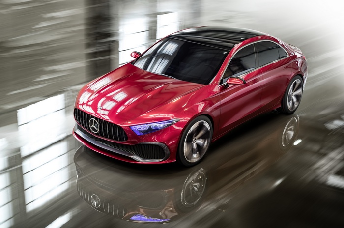 Mercedes-Benz Concept A Sedan at Shanghai Auto Show 2017