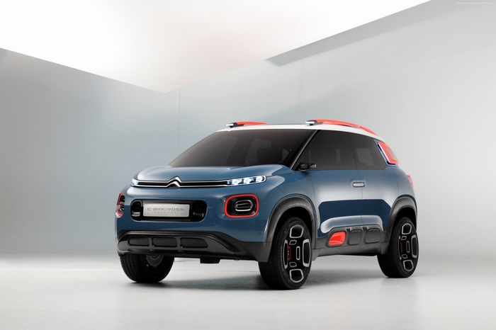 Citroen C5 Aircross concept car at Shanghai Auto Show 2017