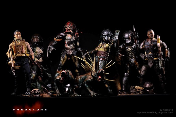 Predators movie characters and creatures