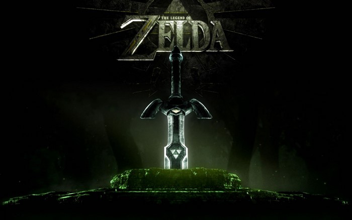 The Legend of Zelda Master Sword on Pedestal