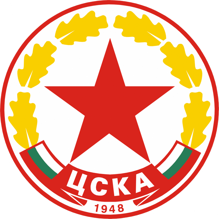 CSKA 1948 logo with red star and oak leaves