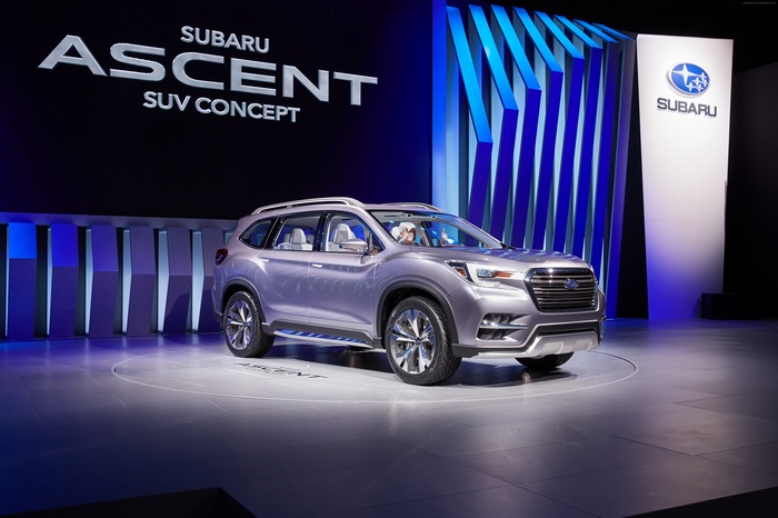 Subaru Ascent SUV Concept at 2017 New York Auto Show