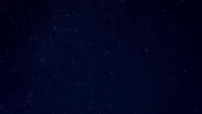 Night sky full of stars