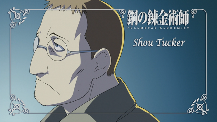 Shou Tucker from Fullmetal Alchemist Brotherhood