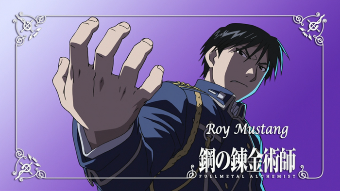 Roy Mustang from Fullmetal Alchemist