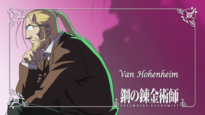 Van Hohenheim from Fullmetal Alchemist Brotherhood