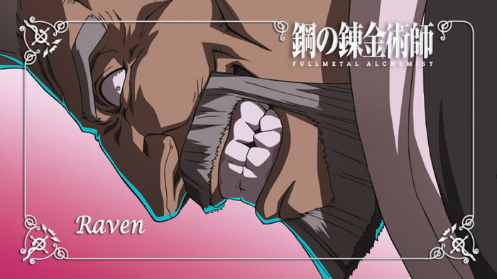 Raven from Fullmetal Alchemist Brotherhood