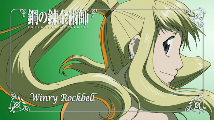 Winry Rockbell from Fullmetal Alchemist