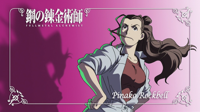 Pinako Rockbell from Fullmetal Alchemist