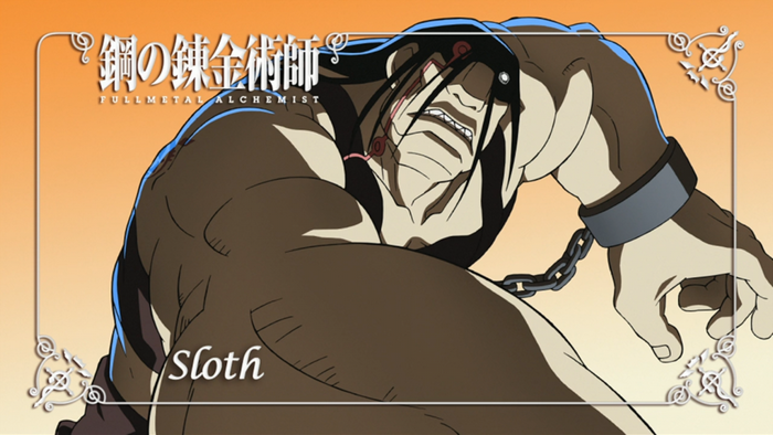 Sloth from Fullmetal Alchemist Brotherhood