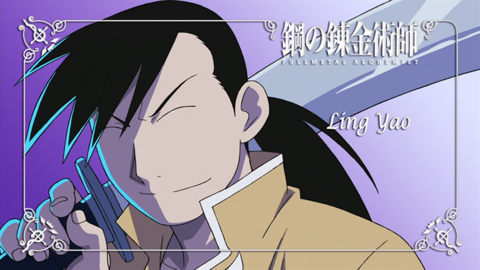 Ling Yao from Fullmetal Alchemist Brotherhood